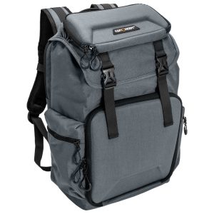 KandF All-Day-Shooter Grey Backpack Isometric View | KF13.098