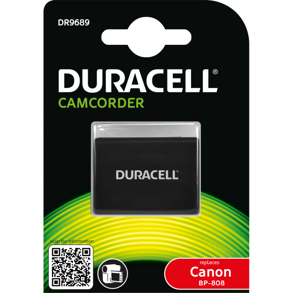 Canon BP-808 Camera Battery by Duracell in Packaging | DR9689