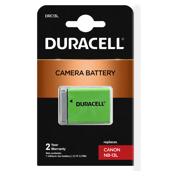 Canon NB-13L Camera Battery by Duracell in Packaging | DRC13L
