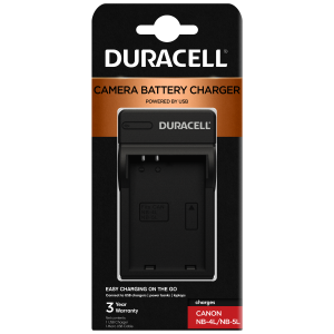 Charger for Canon NB-4L and NB-5L Battery by Duracell Product Image | DRC5904