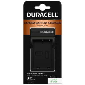 Charger for Fujifilm NP-W126 Battery by Duracell in Packaging | DRF5983