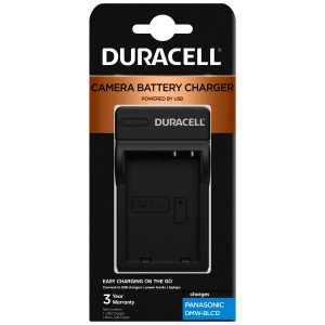 Charger for Panasonic DMW-BLC12 Battery by Duracell in Packaging | DRP5957