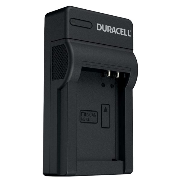 Charger for Canon Canon NB-10L Battery by Duracell Isometric View | DRC5908