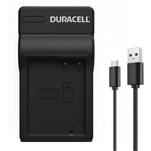 Charger for Panasonic DMW-BLC12 Battery by Duracell Product Image | DRP5957