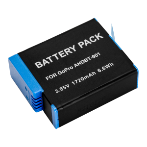 Replacment GoPro Battery 9/10/11 Iso View | 2-Power