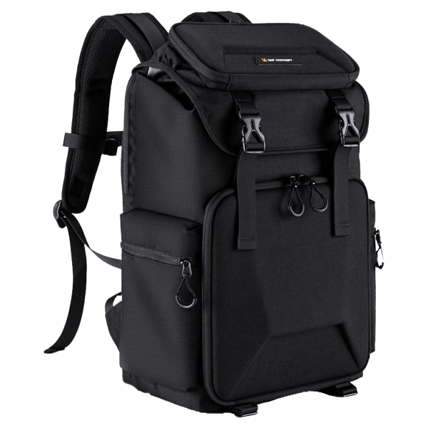 KandF All-Day-Shooter Black Backpack Isometric View | KF13.098V2
