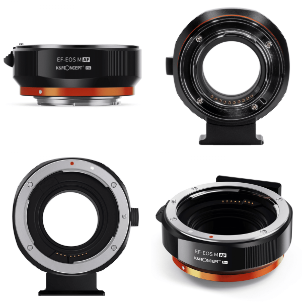 KandF Canon EF to M Lens Adaptor Isometric View | KF06.464