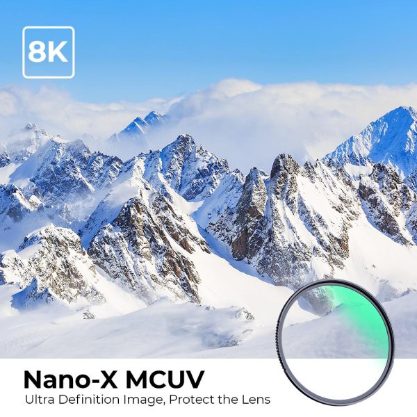 KandF Nano-X Premium UV Filter Ultra High Definition Compatible