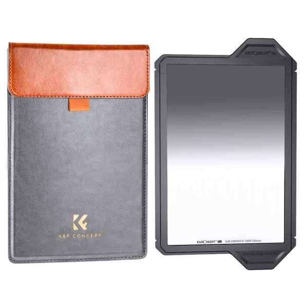 KandF X-PRO Graduated ND8 Filter 10x15cm square with frame Product Image | SKU.1810
