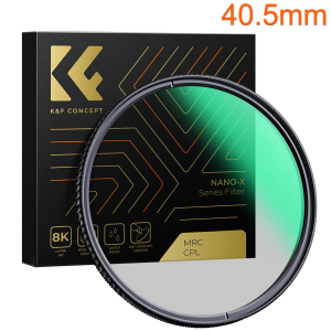 K&F 40.5mm Circular Polariser Filter (CPL) from the Nano-X Series Product Image | KF01.989