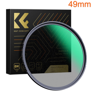 K&F 49mm 1/2 Black Mist Diffusion Effect Filter from the Nano-X Series Product Image | KF01.1648