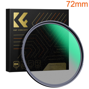 K&F 72mm 1/2 Black Mist Diffusion Effect Filter from the Nano-X Series Product Image | KF01.1654