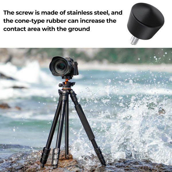K&F 3 Pack of Replacement Tripod Feet that are Universally Compatible  Features Image | KF31.050