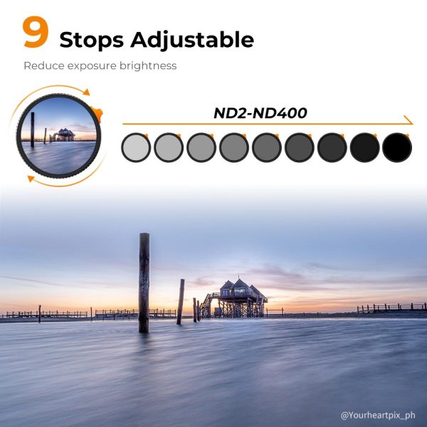 K&F Variable ND Filter (VND) ND2-ND400 Nano-X Series Configurations Image | Generic