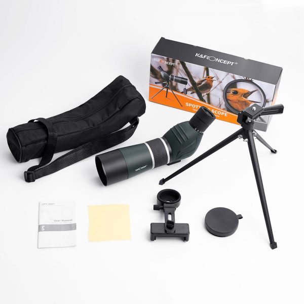 KandF Spotting Scope 20-60X What's in the Box | KF33.033