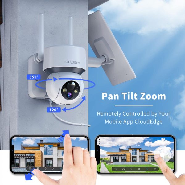 KandF Wireless Outdoor Security Camera  Product controlled via app KF50.0001
