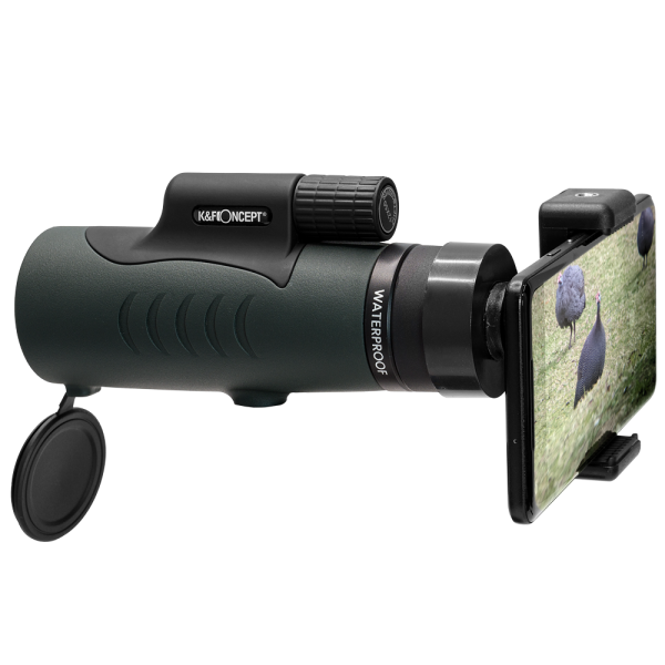 KandF 008 Monocular with Phone attachemnt In Use | KF33.008