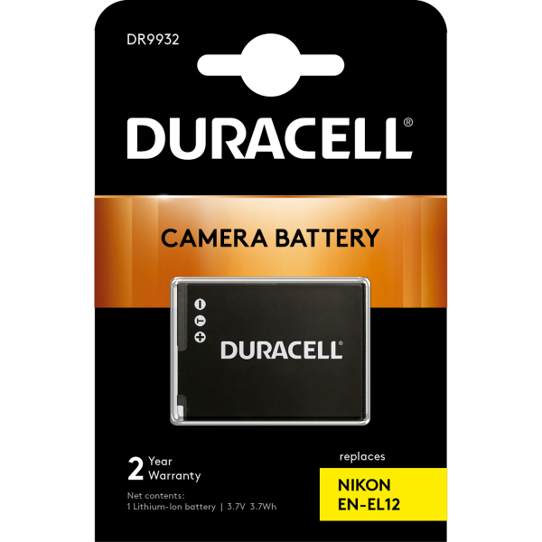 Nikon EN-EL12 Camera Battery by Duracell in Packaging | DR9932