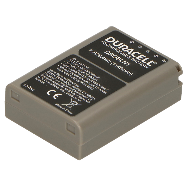 Olympus BLN-1 Camera Battery by Duracell Back View | DR9900