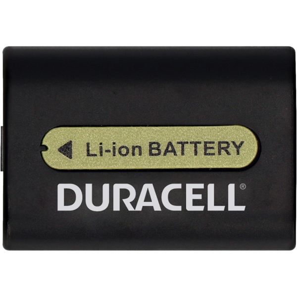 Sony NP-FH30, NP-FH40, NP-FH5 Camera Battery by Duracell Face View | DRSF970