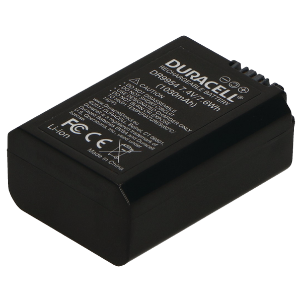 Sony NP-FW50 Camera Battery by Duracell Back View | DR9954