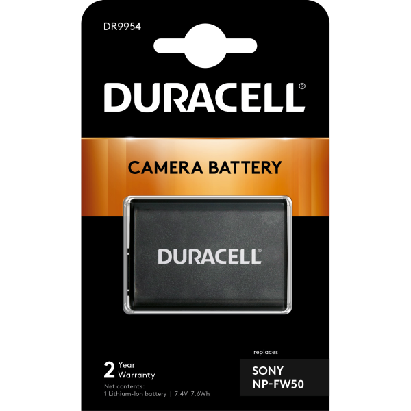 Sony NP-FW50 Camera Battery by Duracell in Packaging | DR9954