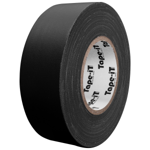 Roll of Black Gaffer Tape by Tape-iT, 2inch/48mm wide and 50m Long Product Image | Ti4850BG